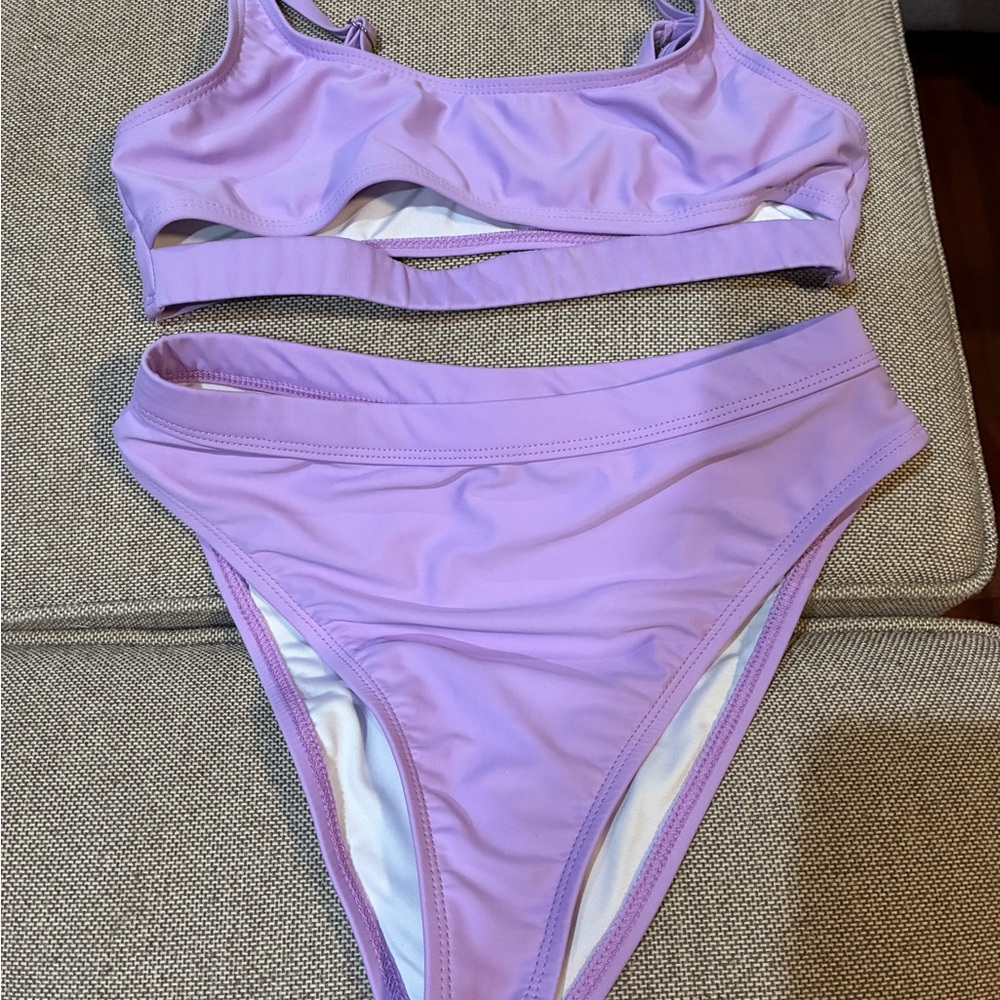 Lavender rave outfit
